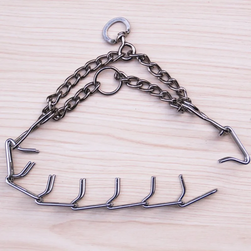 

Adjustable Stainless Steel Big Dog Training Collar Detachable Prong Training Collar Safe Ultra-Plus Prong Pet Necklace