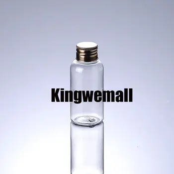 

300pcs/lot Newest Capacity 75ml PET Plastic Water Oil Lotion Bottle with Bronze Lids For Cosmetic Packaging PTF40