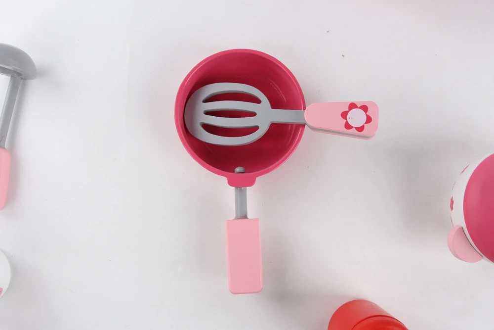 Игрушки для девочек ролевые игры Моделирование розовые детские деревянные кухонные игрушки набор для раннего развития игрушки для детей