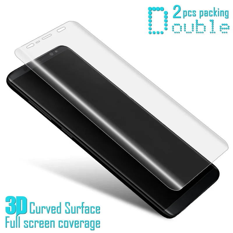 

(2PCS) 3D curved full coverage Protective Film For Samsung Galaxy S8 Samsung S8 PLUS Screen Protector IMAK explosion-proof Guard