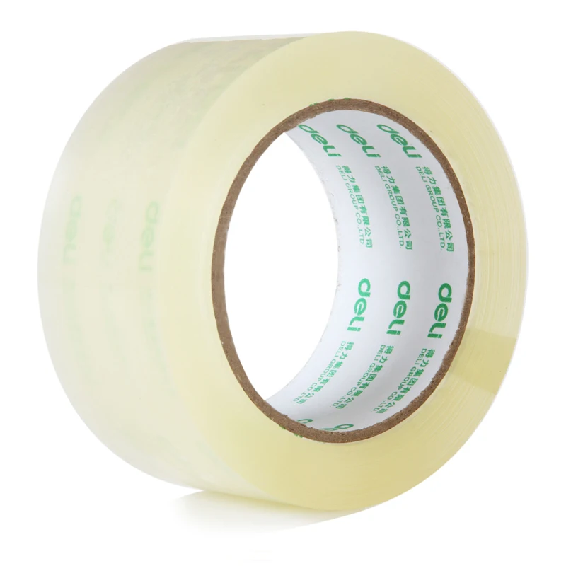 

1 Pcs 60mm x 100y / 60mm x 91.4m Packing Sale Quality Transparent Adhesive Tape Pack Tools Office School Supplies