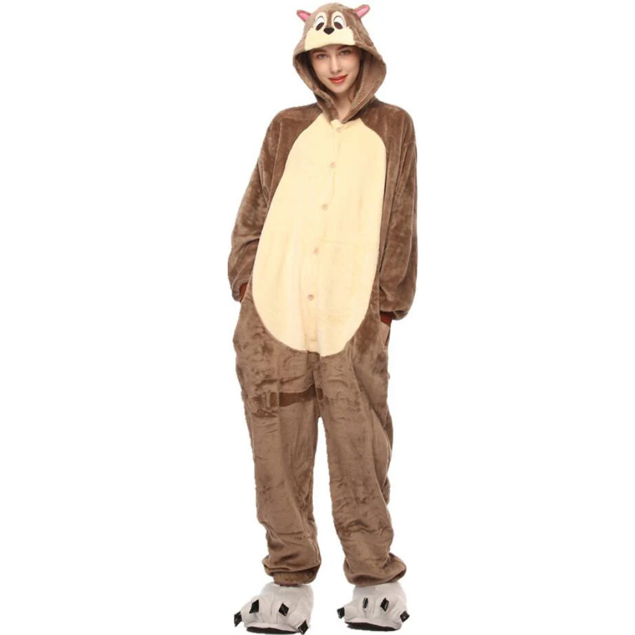Squirrel Onesie XUNHAO Adults Unisex Sets Halloween Costumes