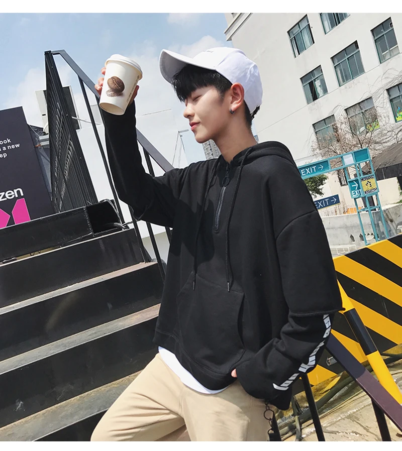 atchwork Harajuku Mens Hoodies Hip Hop Streetwear   (27)