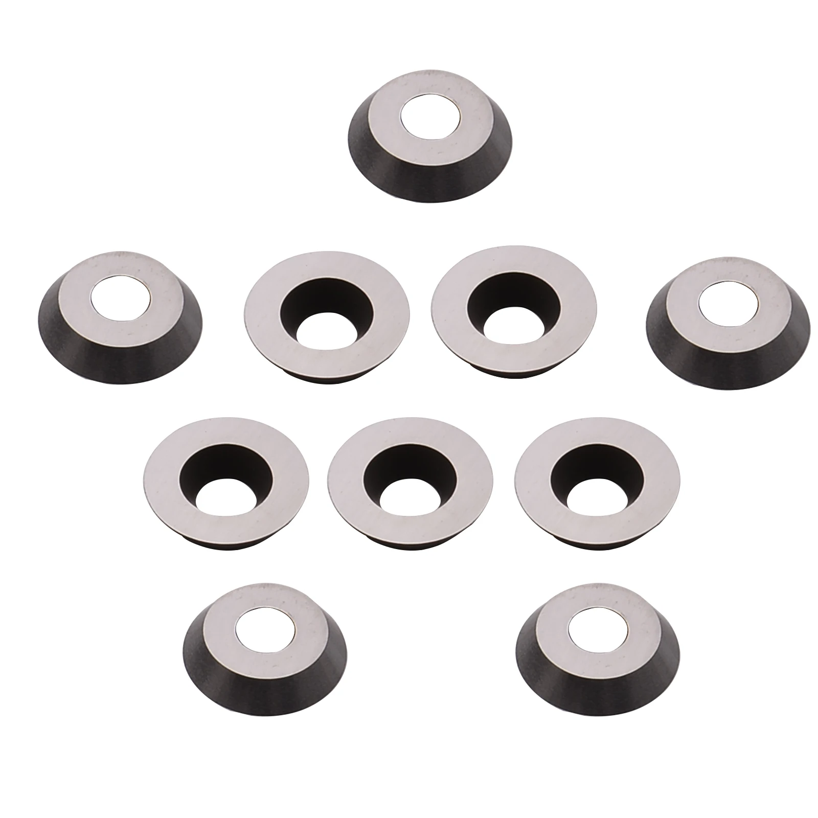 10pcs High Strength Round Carbide Cutter Insert 1/2" 12x2.5mm Fits For Ci3 Wood Turning Tools