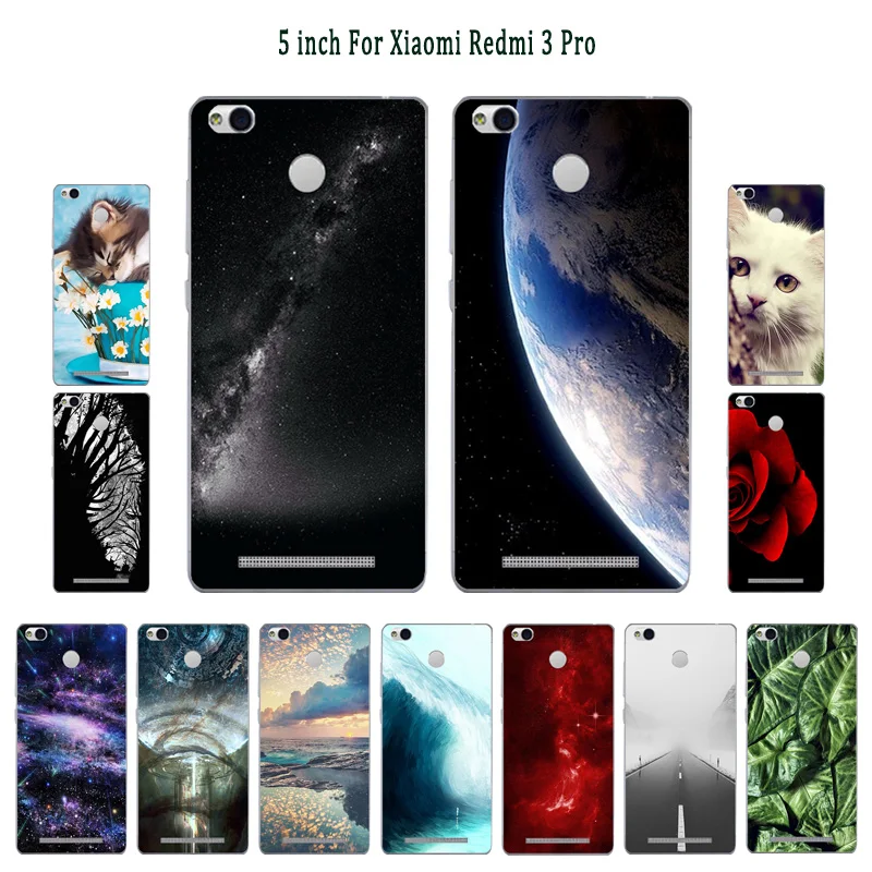 

Case For Xiaomi Redmi 3 Pro 3s Redmi 3s Sleeping Painted Phone Back Cover FOR Redmi 3 Pro 3S 3 S Pro Soft Silicon Case