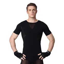 Для Мужчин Body Shaper Талии Тренер Тела Homme гинекомастия Для мужчин корсет сжатия Футболка для похудения жилет Вес потери Корректирующее белье