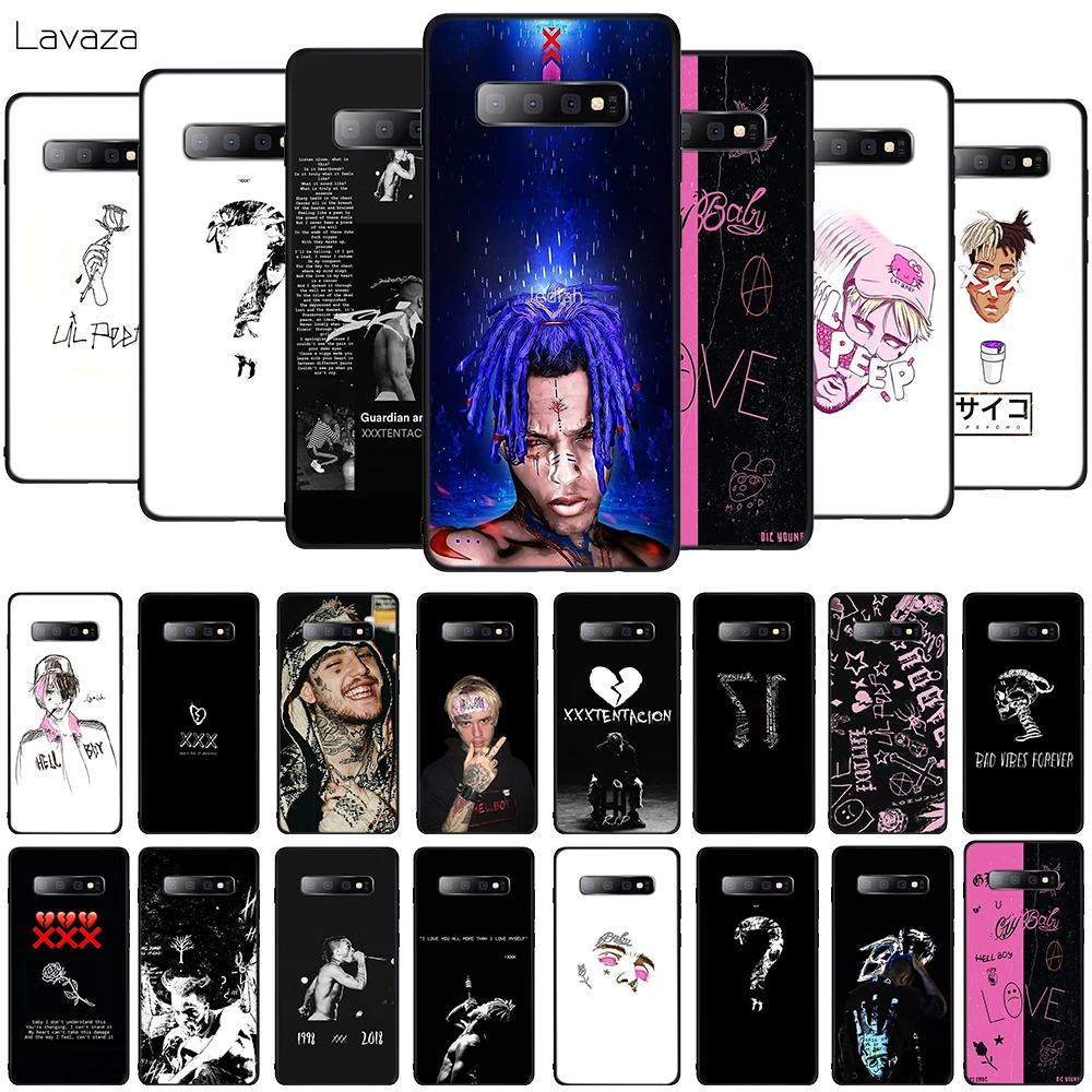 Мягкий чехол для Samsung Galaxy A10 A30 A40 A50 A70 M10 M20 M30 силиконовый Lavaza XXXTENTACION pink peep Lil |