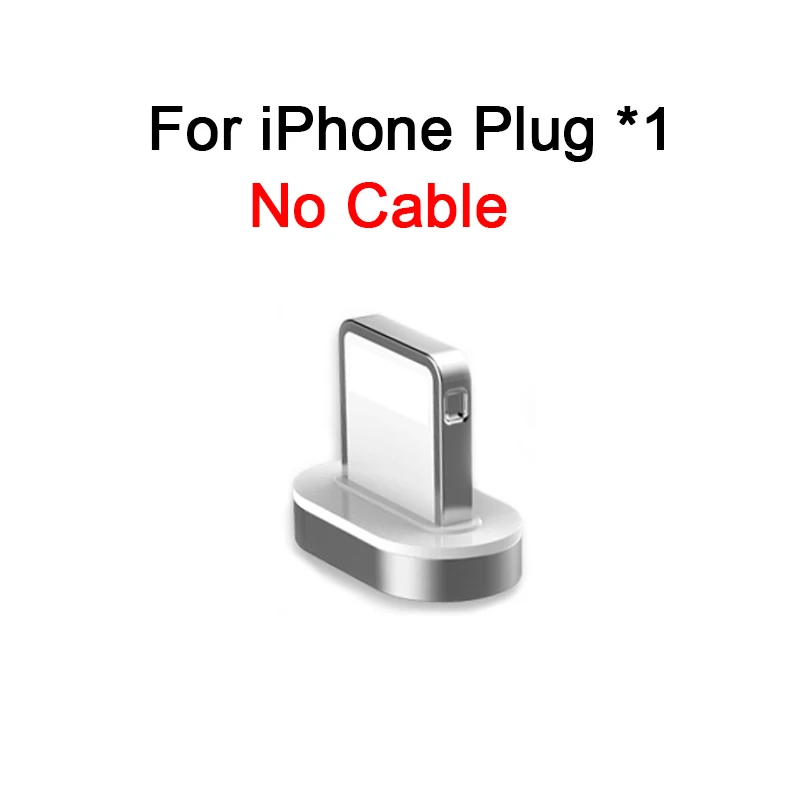 3A Магнитный кабель Micro Тип usb C кабель для быстрой зарядки и передачи данных для iPhone SAMSUNG S10+ S9 XIAOMI Mi9 QC3.0 светодиодный магнит Зарядное устройство провода - Тип штекера: For Apple Plug