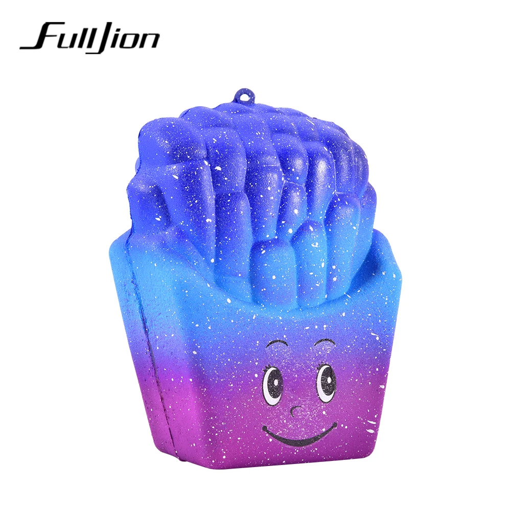 Fulljion мягкими замедлить рост Squishe Новинка кляп игрушечные лошадки картофель фри