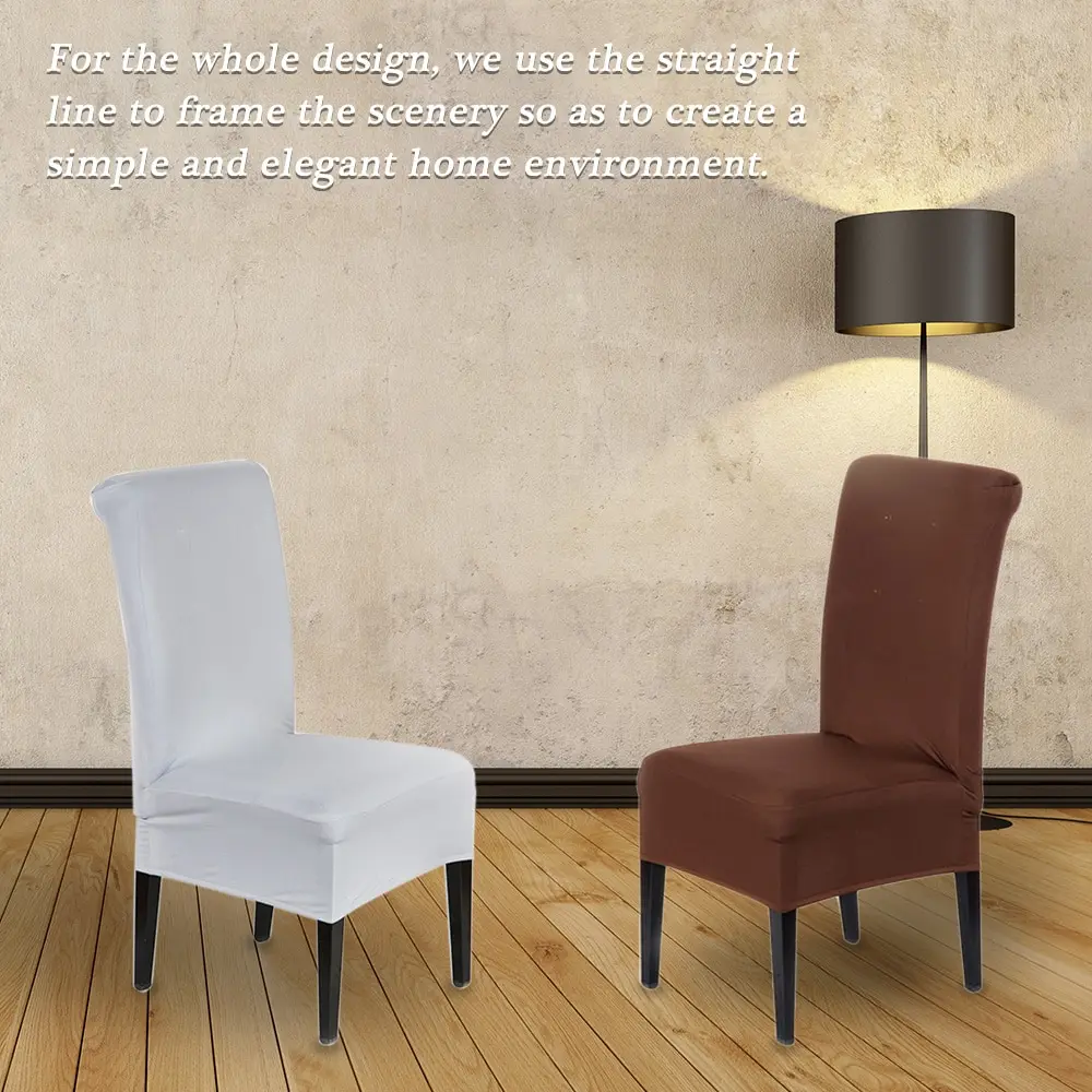 

Universal Chair Cover for Wedding Removable Washable Elastic Cloth Stretch Chair Cover Dining Room Banquet Party Decor supplies