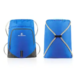 ANMEILU прогулки пакет 12L пляжные для бассейна, тренажерного зала простой сумки для хранения Открытый нейлоновая сумка на шнурке спортивный