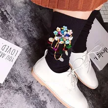 [COSPLACOOL] 9 стилей Красочные Блестки Новое поступление Европа meias ручной работы Heap heap calcetines mujer смешные носки Харадзюку для женщин