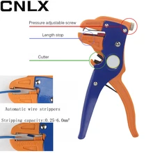 HS-700D Automatic wire strippers stripping diameter can be adjusted automatically for different wire cross sections 0.25-6.0mm2