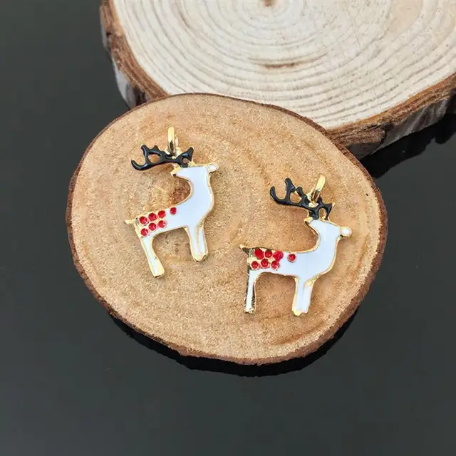 20pcs Alloy Christmas Tree Charms Pendants for Crafting Jewelry Making Accessory