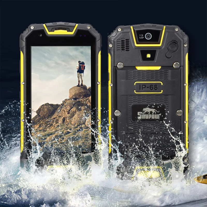 SNOPOW M5 портативная рация PTT смартфон 4G 4 5 дюймов MTK6735 четыре ядра 2 ГБ 16 IP68 прочный