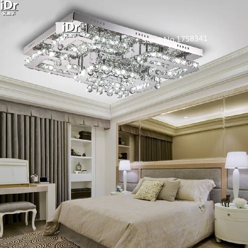 

Modern living room bedroom Bedroom lamp Hall ceiling lamp LED Crystal 100% quality guarantee L680xW520xH130mm free delivery