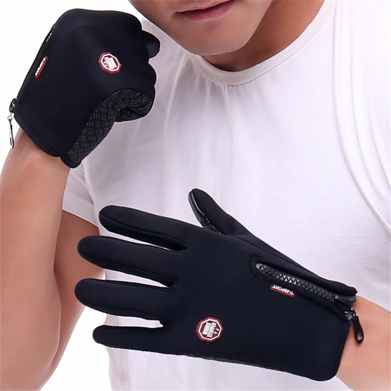 

Winter Warm Touch Phones Gloves For Touch Screens Windproof Snowboard Motorcycle Biker Mittens Moto Tactical Gloves Men Women