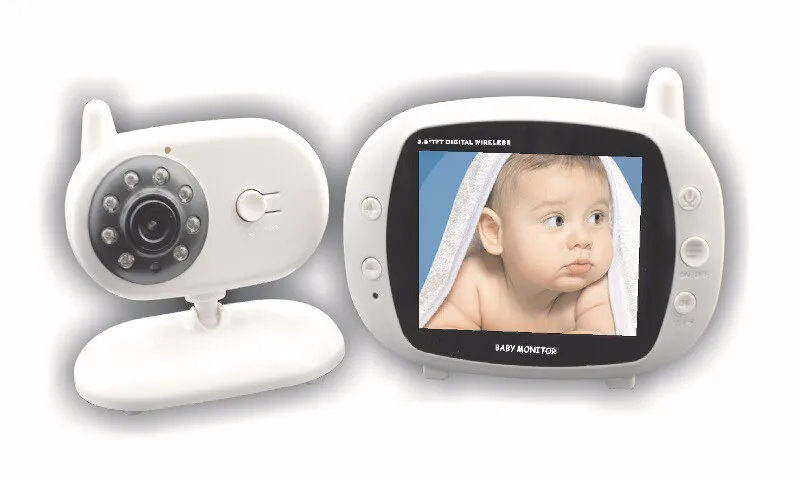 850 3,5 дюймов беспроводной аудио видео детский монитор камера видеонаблюдения 2 способа разговора ночного видения ИК Контроль температуры с колыбельными