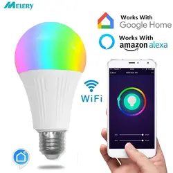 Wi-Fi Smart Led лампа E26 A19 удаленного Управление 7 W 70 W холодный белый 6000 K Homekit работать с Amazon Alexa и Google помощник