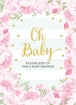 

HUAYI Baby Pink Flowers photo props backdrops Photography Backdground Photographic baby shower Newborn Photography PropsXt-5777