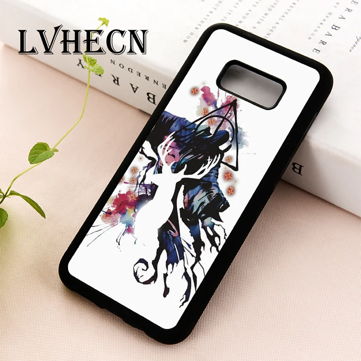 

LvheCn TPU phone case cover for Samsung S5 S6 S7 S8 S9 S10 EDGE PLUS S10e lite Note 5 8 9 Always Harry Potter Dementor Colourful