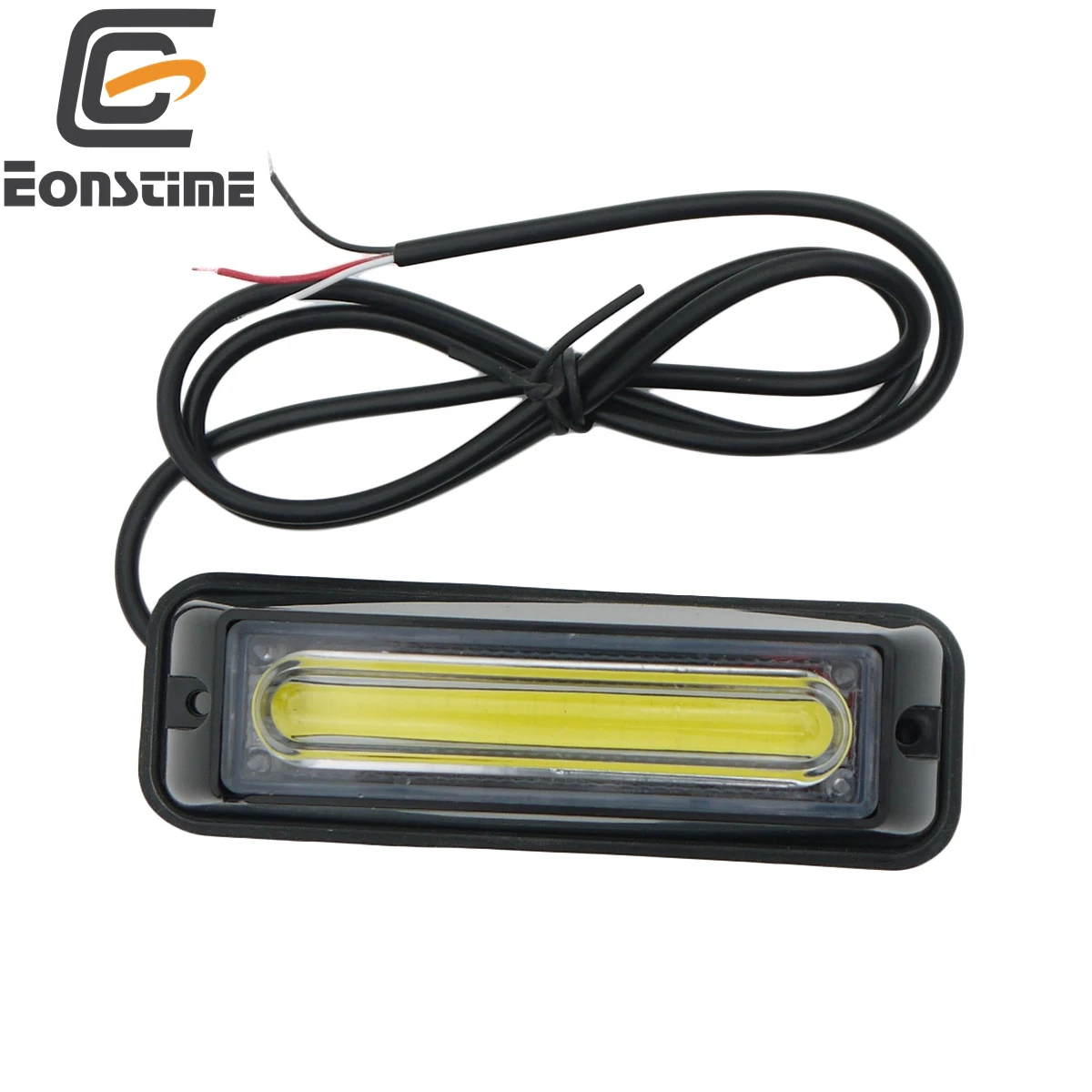 Eonstime 1pcs 12V-24V COB LED Traffic Advisor Emergency Flash Strobe Light Bar Warning Light Red Blue Amber White