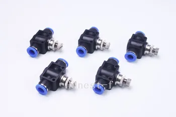 

Pneumatic Push to Connect Quick Fitting 3/8" to 3/8" OD Tube Speed Controller Valve