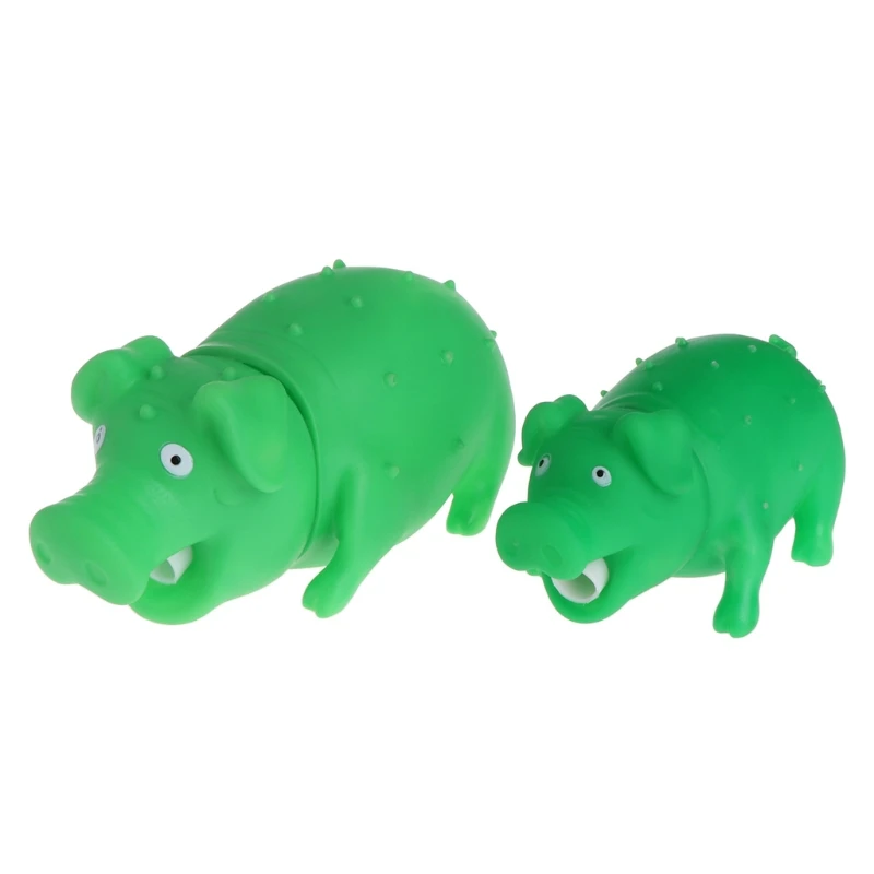Buy OOTDTY Pet Toys Pig Shape Squeaky Rubber Cute Soft