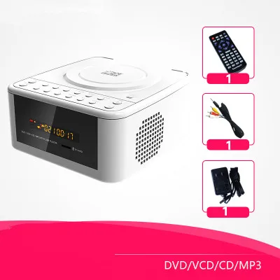 Портативный компакт-дисков DVD VCD player TF карта u-диск MP3 ретранслятор диск Повторите узнать машина bluetooth аудио FM радио AUX вход светодиодный дисплей - Цвет: Bluetooth