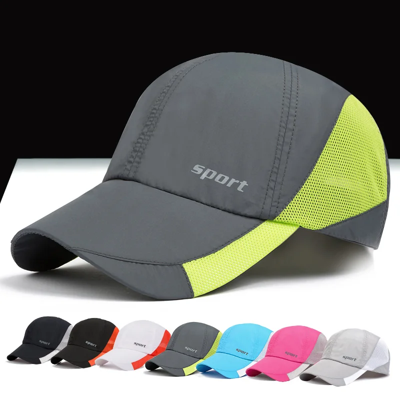 Fashion Cotton Breathable Mesh Baseball Cap Male Sport Hats Summer Cool Visor Factory Direct
