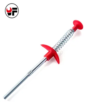 

60cm Adjustable Length 4 Claw Telescopic Long Reach Pick Up Tool Bend Curve Spring Grabber Tool For Home Sewer Garden Use DN145