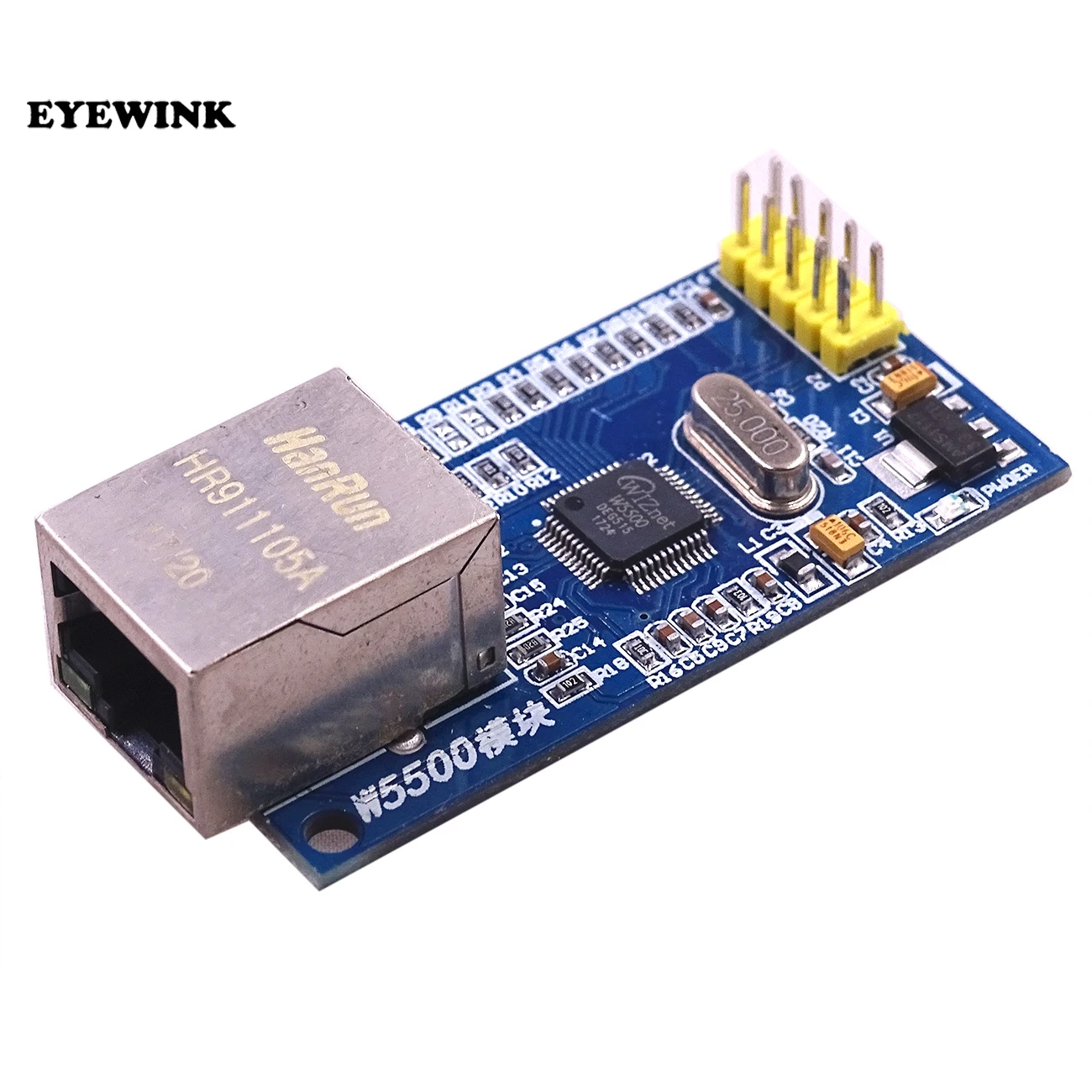 EYEWINK Free shipping 10pcs/lot W5500 Ethernet network module hardware TCP/IP 51/STM32 single chip program-in Integrated Circuits from Electronic Components ...