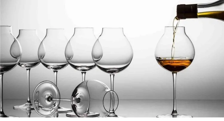 Ниша Профессиональный винный тастер Ctomore шотландский виски хрустальный Кубок Виски XO Чивас тюльпан бутон стекло амулеты бренди снифтеры