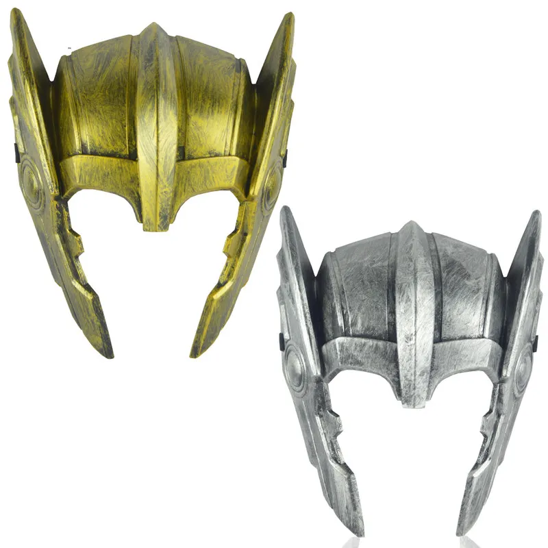 

52cm Thor Hammer + Helmet Pop Hot toys Hero Role play Party Cosplay mask Prop Avengers endgame figures action anime figure toys