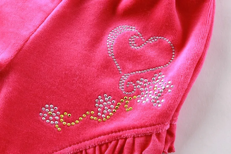 Г. Little Q/бархатные эластичные длинные штаны для маленьких девочек детская одежда на лето и весну штаны в британском стиле с кружевными вставками и бусинами