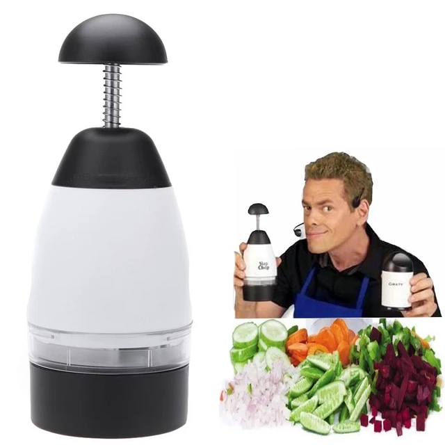 Slap Chop & Graty Combo Food Chopping machine Garlic Triturator