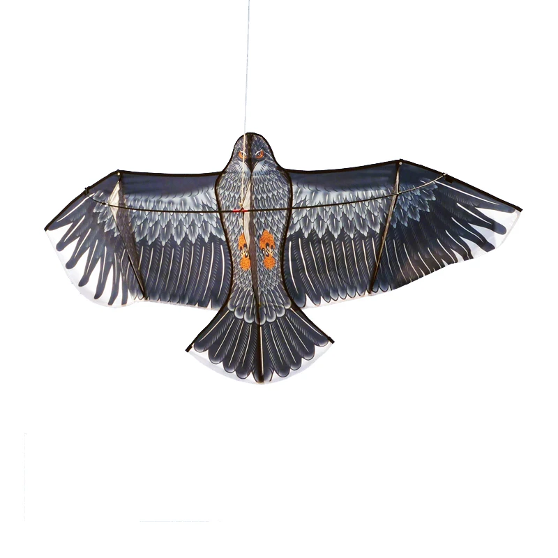 

free shipping high quality large 2m eagle kite with handle line easy control ripstop nylon outdoor toys flying hcxkite volant