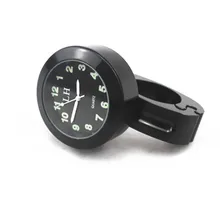 7/"-1 1/4" Черный Руль Крепление часы для Harley Cruiser Chopper на заказ Honda Suzuki Yamaha Kawasaki Ducati Ktm