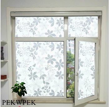

Window Glass Sticker Translucent and Opaque Bathroom Anti-lighting Bathroom Anti-peep Sun Shading Window Paper FIlm 30/45/60cm