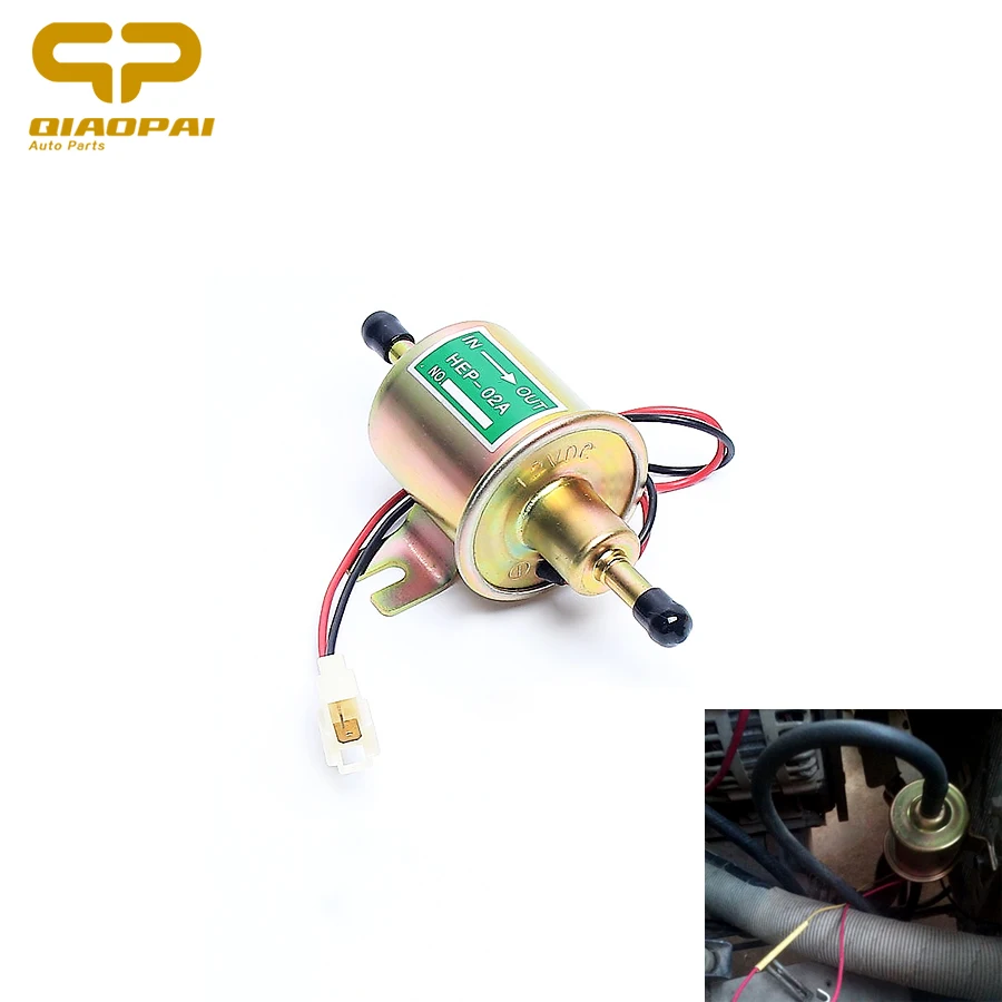 Buy Auto Electronic Fuel Pump 12V Hep 02A Gas Diesel Inline Low Pressure Petrol