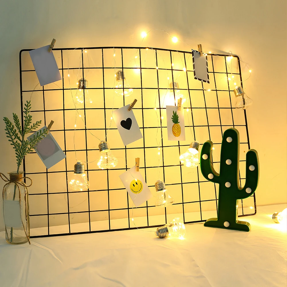 

Plastic Battery Powered Mini Wedding String Light Party 100LED Easy Install Decorative Energy Saving Home Garden Heart Shape