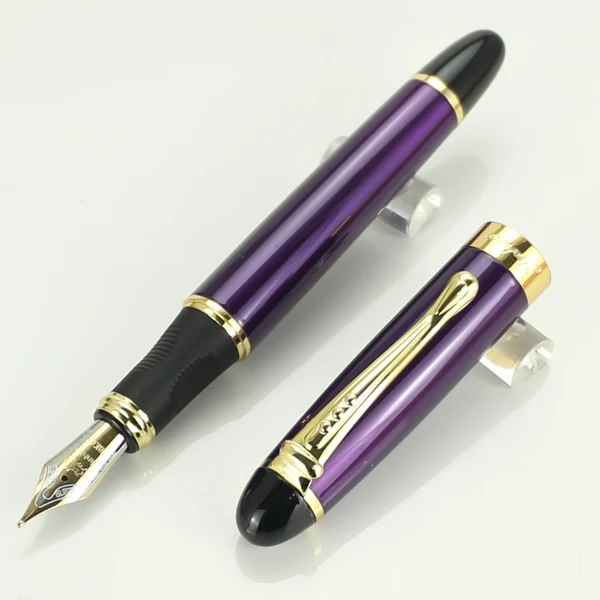 Ручка перьевая Jinhao X450 стандартная редкая фиолетовая и золотая ручка 21 стиль
