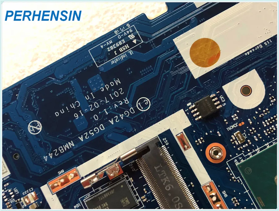  DG42A DG52A NMB244 Mainboard for Lenovo xiaoxin 5000 Laptop Core SR341 I7-7500U 15.6 Inch DDR4 100%