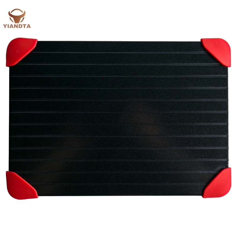 Aluminum Steak Thawed Household Plate Frozen Food Quick Thawing Board 23x16.5x0.3cm
