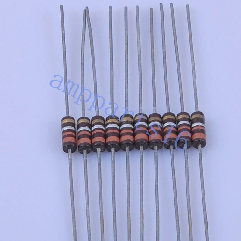 

10pcs Carbon Composition vintage Resistor 0.5W 0.33R 0.33ohm 5 %