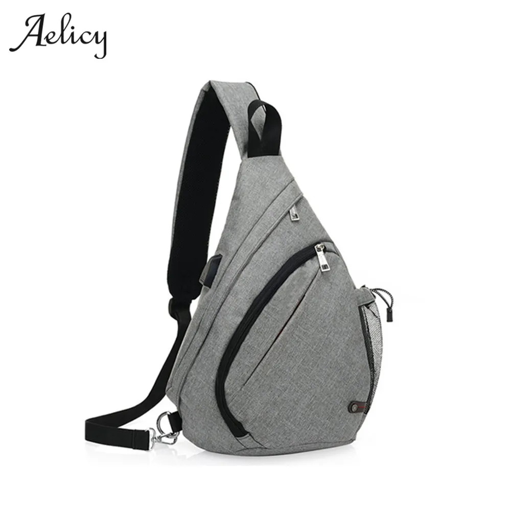 

Aelicy Messenger Bag Men Canvas Multifunction Chest Pack Sling Shoulder Bags for Men Casual Crossbody Bolsas 2017 New Fashion