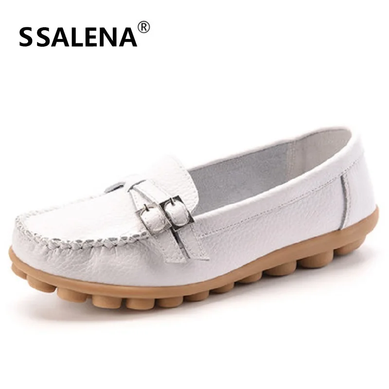 

Women Flats 2018 Spring Autumn Women Slip On Buckle Ballet Shoes Ladies Casual Boat Soft Sole Moccasins Ballet Flats #C098