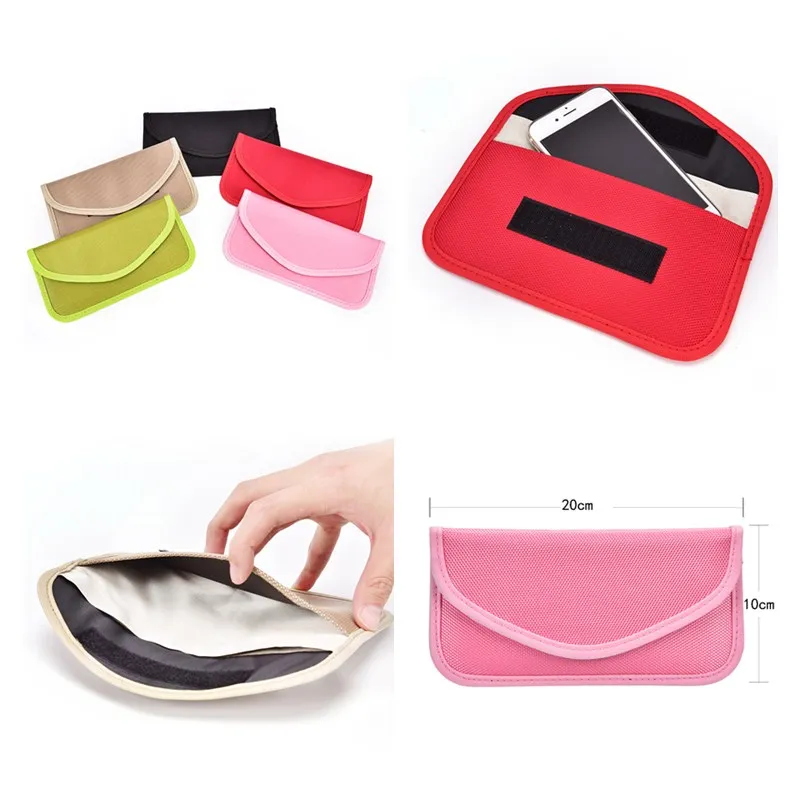 

Cell Phone RF Signal Shielding Blocker Bag Case Pouch Anti Radiation Signal Shielding Blocker Bag 1Pcs 20cm*10cm