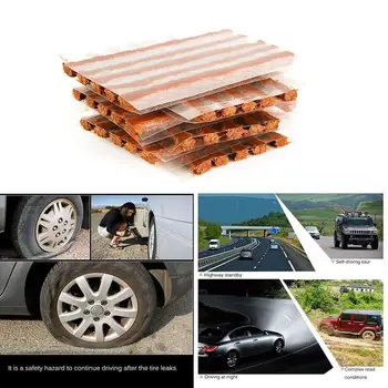 

Tubeless Tire Repair Tools Rubber Strips Stiring Glue Car Motorcycle Bike Tyre Repairing for Tyre Puncture Emergency