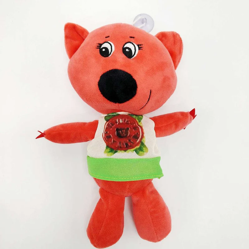 3pcs/Lot Russian Cartoon Plush Toy Bear Keychain For Children Birthday Gifts Anime Mimi Mishki Stuffed Doll 15cm